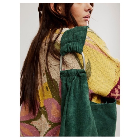 NWT Free People Bobby Slouch Tote Pine - Picture 4 of 7